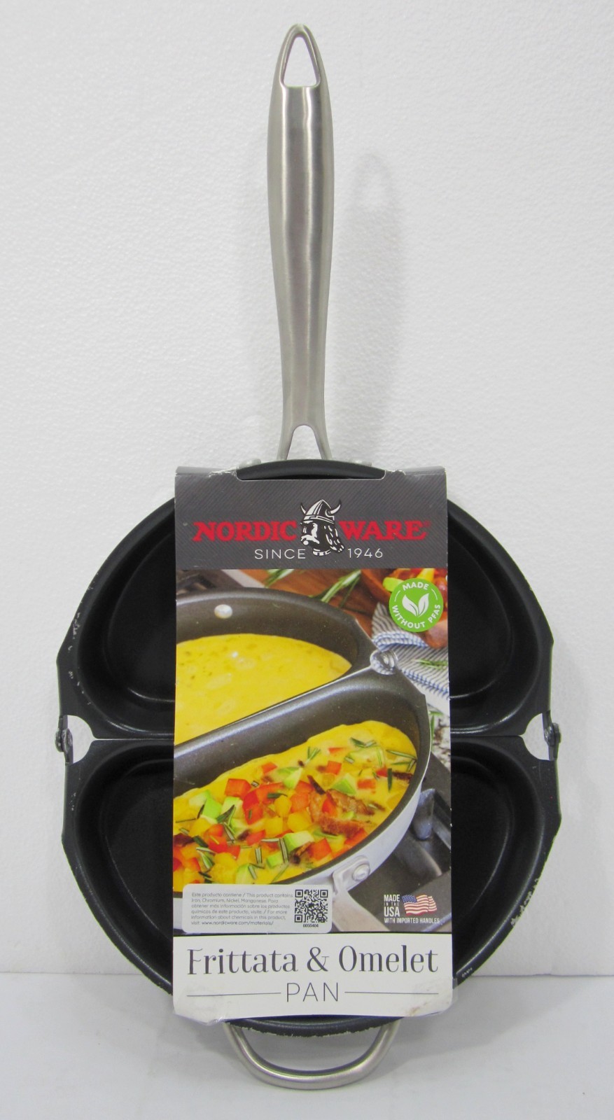 Nordic Ware Italian Frittata/Omelet Pan – New With One Flaw