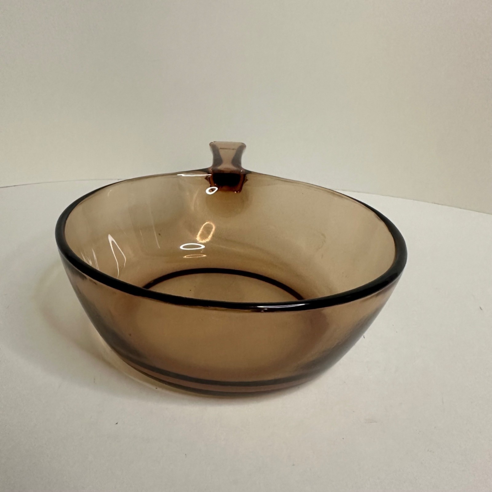 Vintage 1990s Vision USA Corning Ware Amber V-.5-B Small 1/2 liter Saucepan