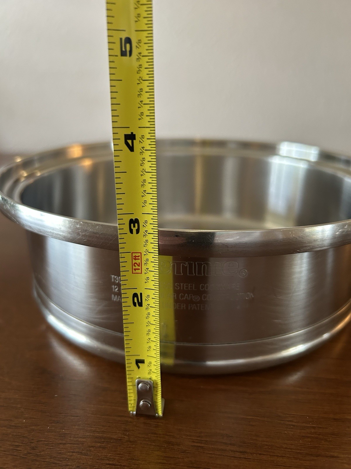 VTG Lifetime 6 Ply Stainless Steel Sauce Pan W/ Lid 1-1/2 Qt 8.5″ T304 CC USA