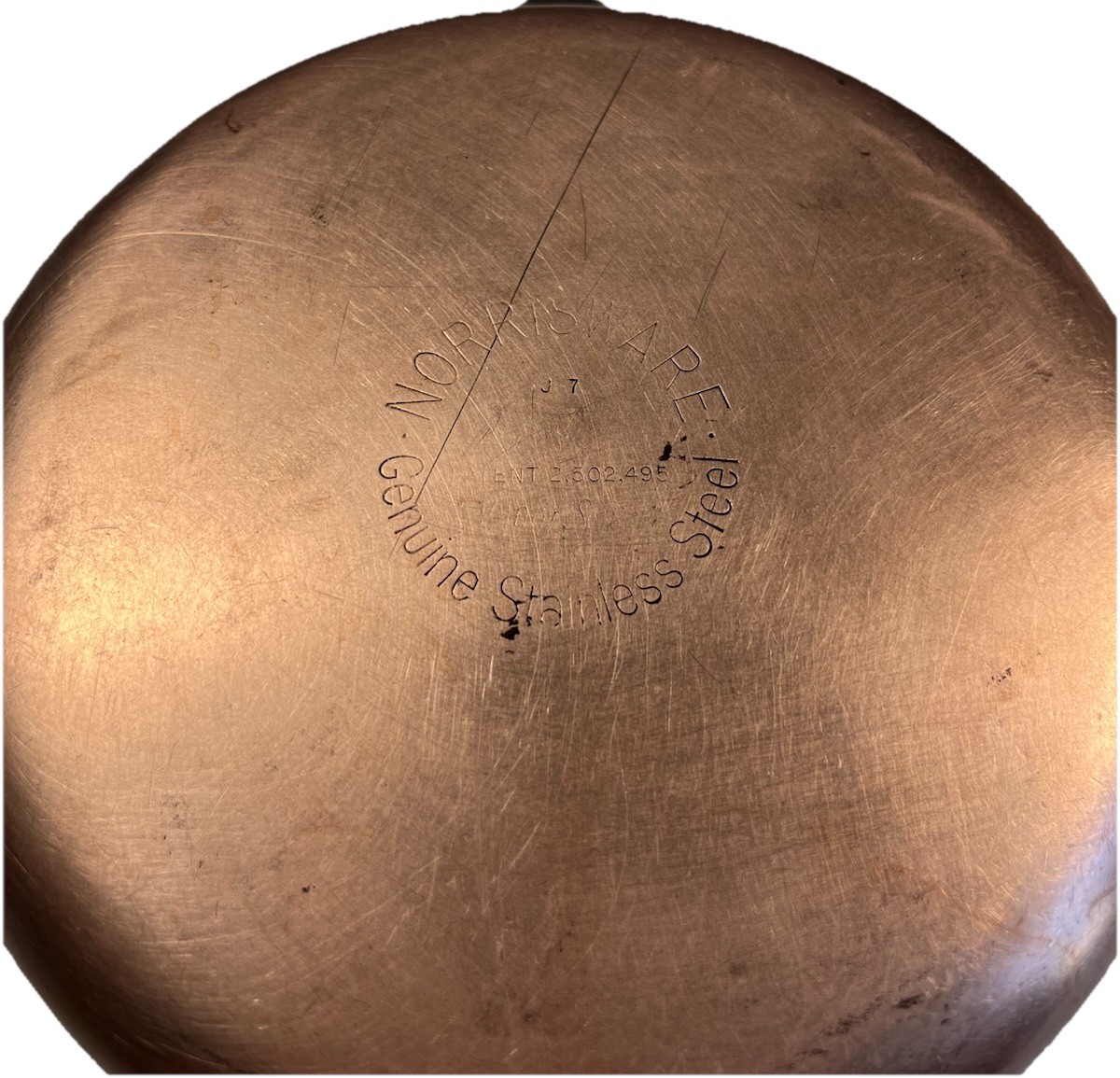 Vintage – Norris Ware 2 QT Saucepan Pot￼Stainless Steel Copper Bottom J7 NO LID