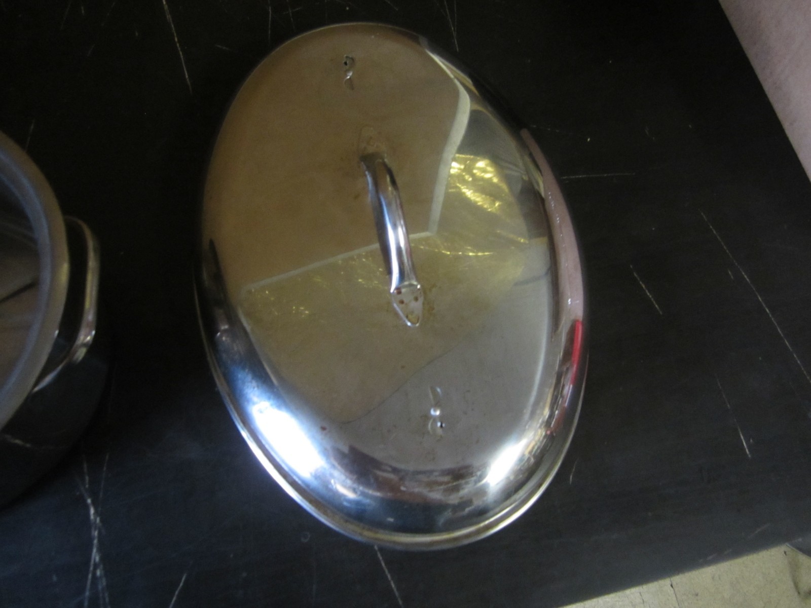 Standard Roasting Pan Large Pot Stainless Steel Pot, Lid.