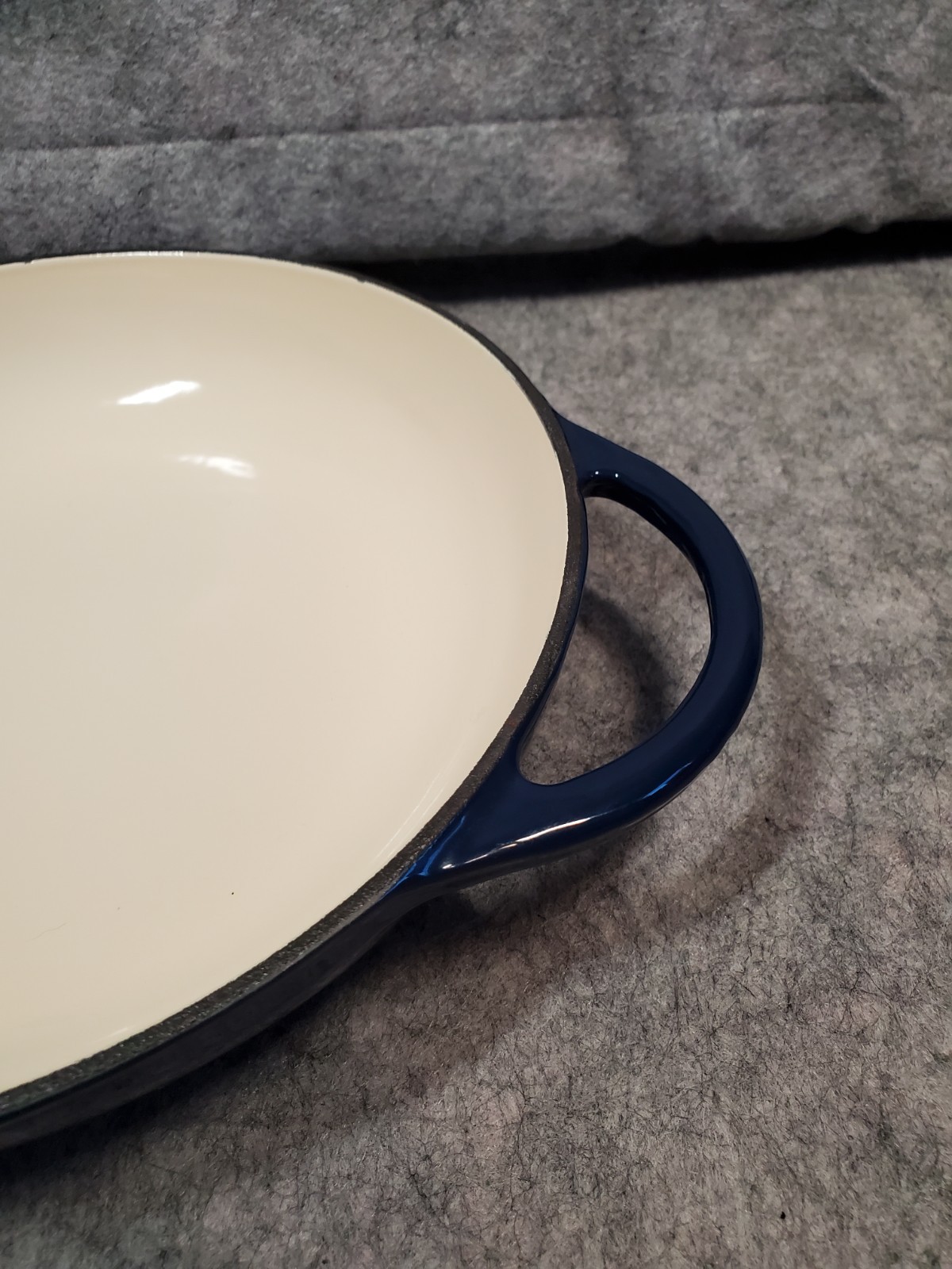 Technique Enameled Cast Iron Pan Blue 10″ Everyday Openware