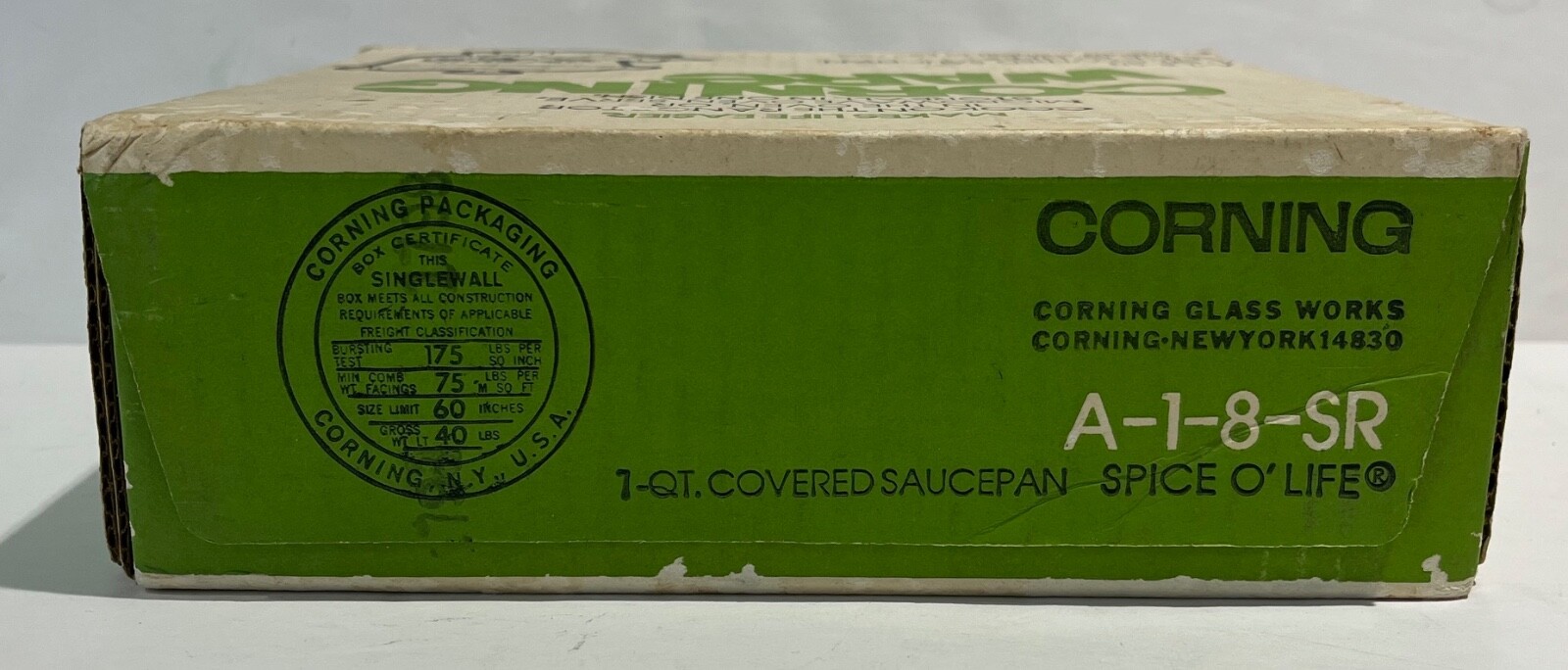 Vintage Corning Ware 1-Qt. Covered Saucepan Spice O’Life A-1-8-SR