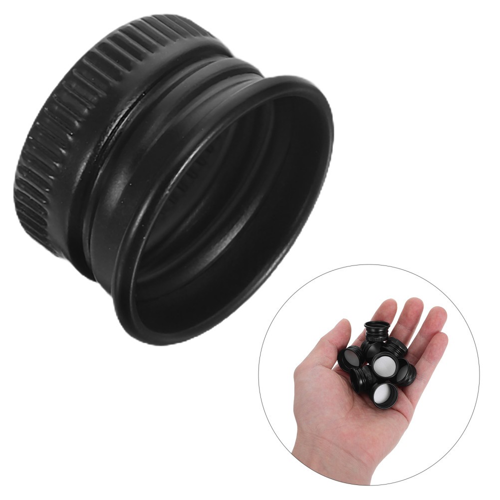 100pcs Aluminum Screw Caps: Leak Proof Glass Bottle Seal Caps, 0.7×0.5″ Metal