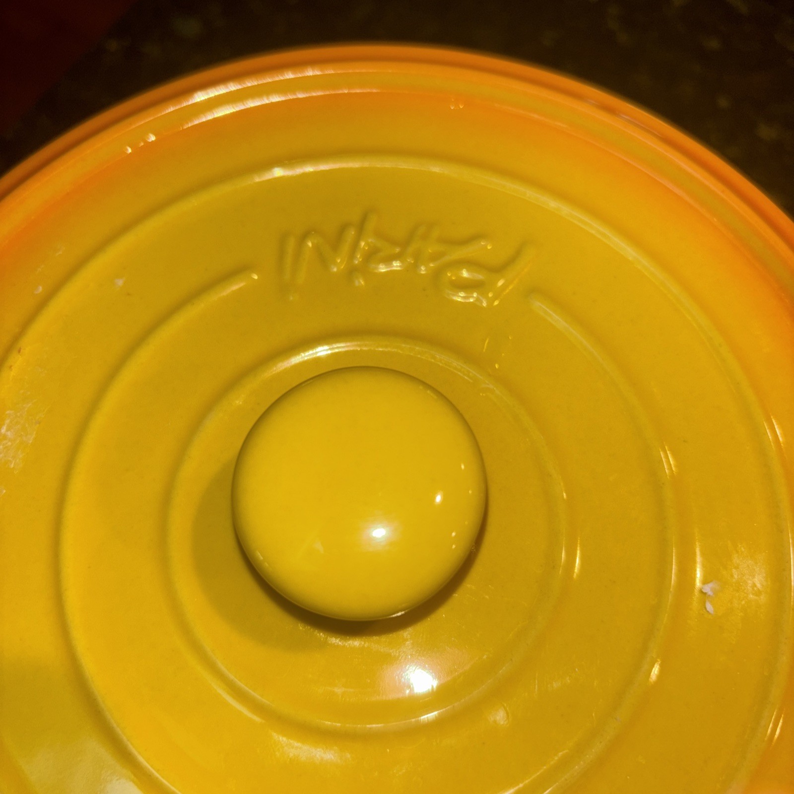 🍀 Parini 1.5 QT Yellow Flameproof Casserole Dish with Lid – Ceramic Oven