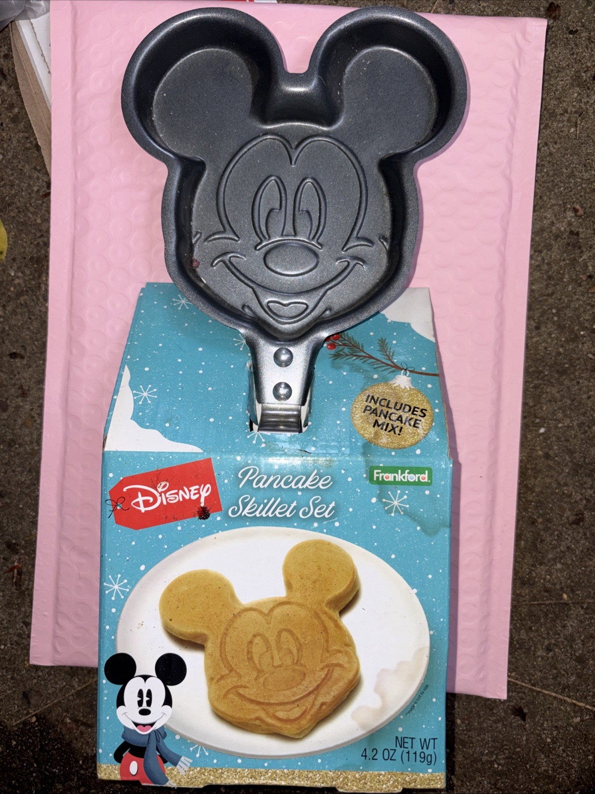 SEALED 2022 Disney Mickey Mouse Pancake Skillet Set for Fluffy Pancakes