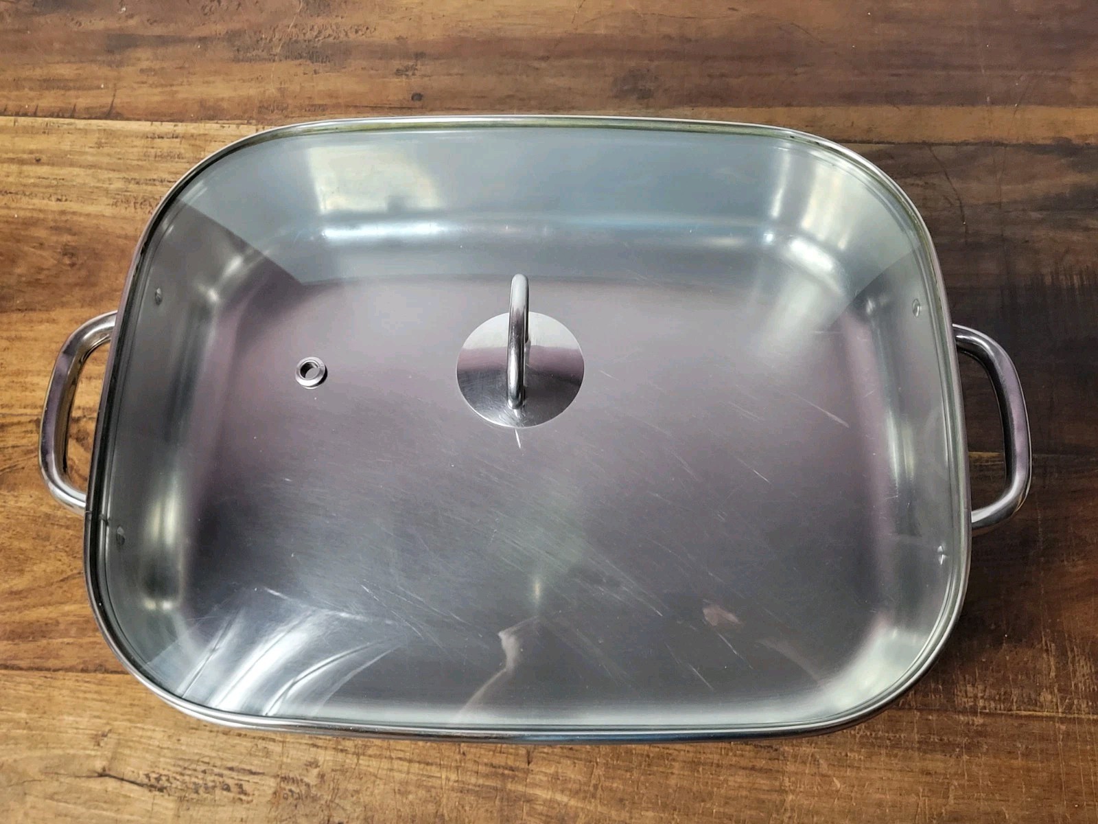 Sunbeam Ellise Stainless Rectangular Frypan FP8910 38cm x 30cm X 7cm