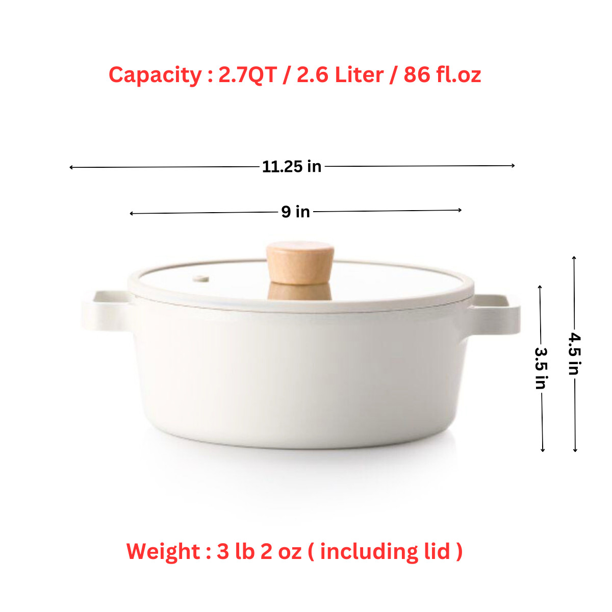 NEOFLAM FIKA Nonstick 9 pcs Kitchen Cookware Set, Stock Pots with Lids and Pans