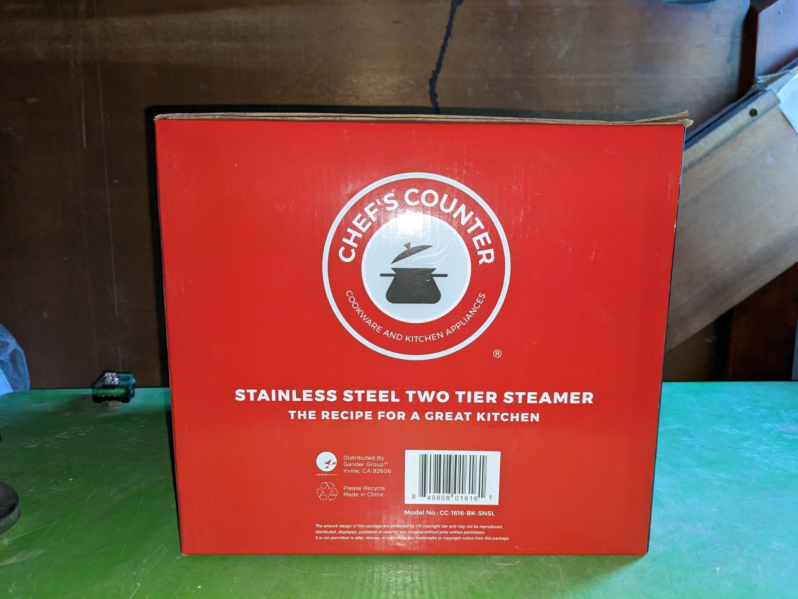 Chef’s Counter Double Tired Food Steamer, Brand New, Unopened Box