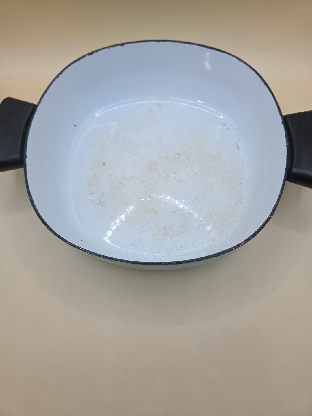 Vintage Serendipity Set Of 3 String Enamel Pan Mid Century Modern