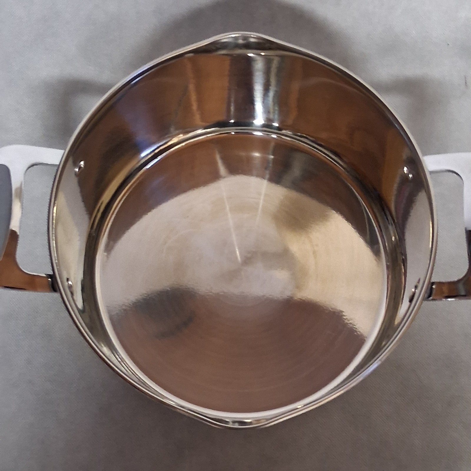 David Burke Gourmet Pro 6.3 Qt Stock Pot with Pour Spout Lid Stainless Steel
