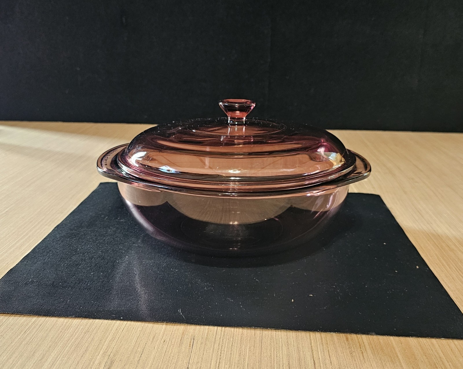 Visionware Amber PYREX glass W/ LID Can Be Sold Separately Oven & Microwaveable