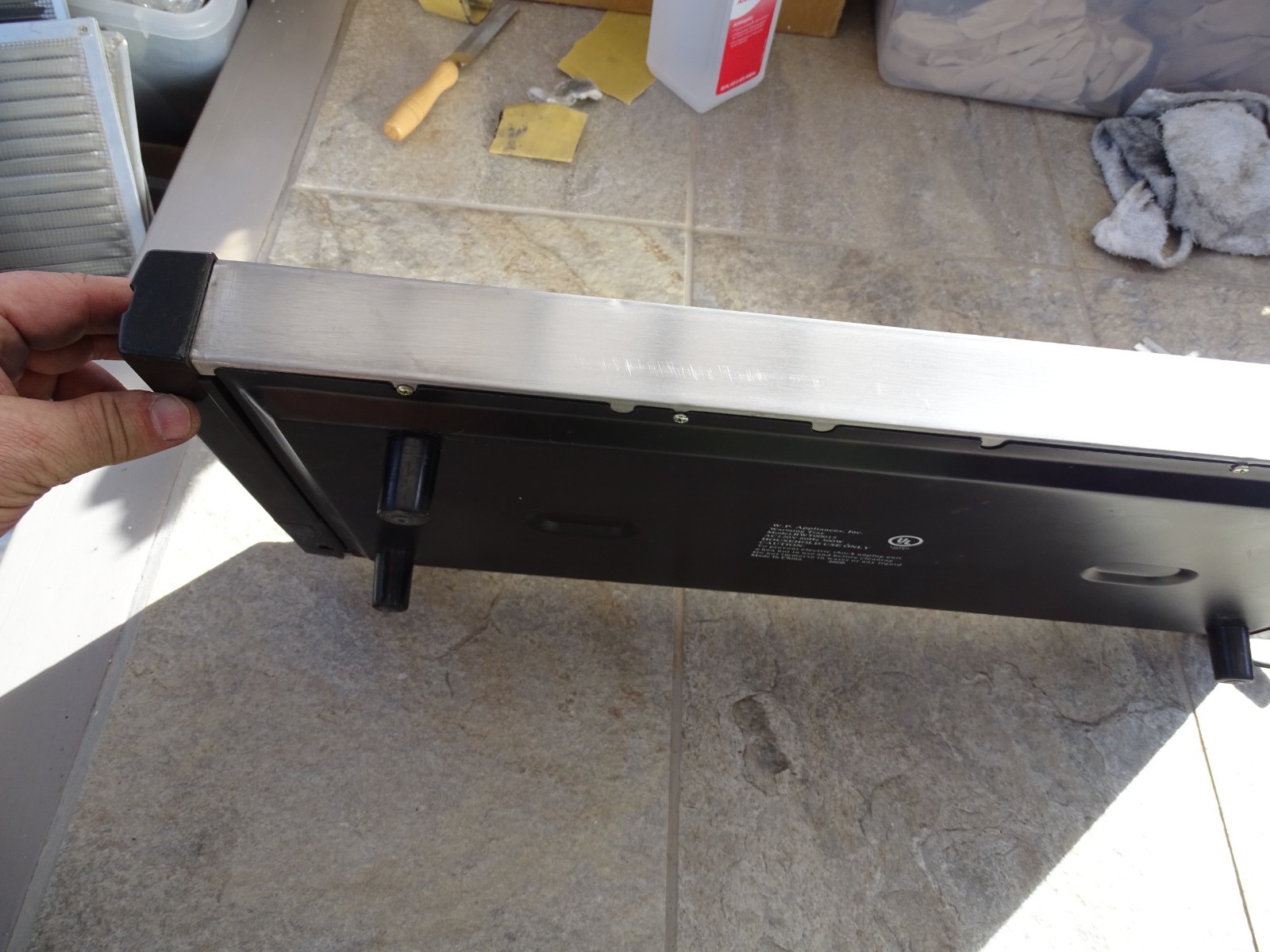 Wolfgang Puck Bistro Warming Tray 22.5” Long Model BWT00015 AC120V 60Hz 300W