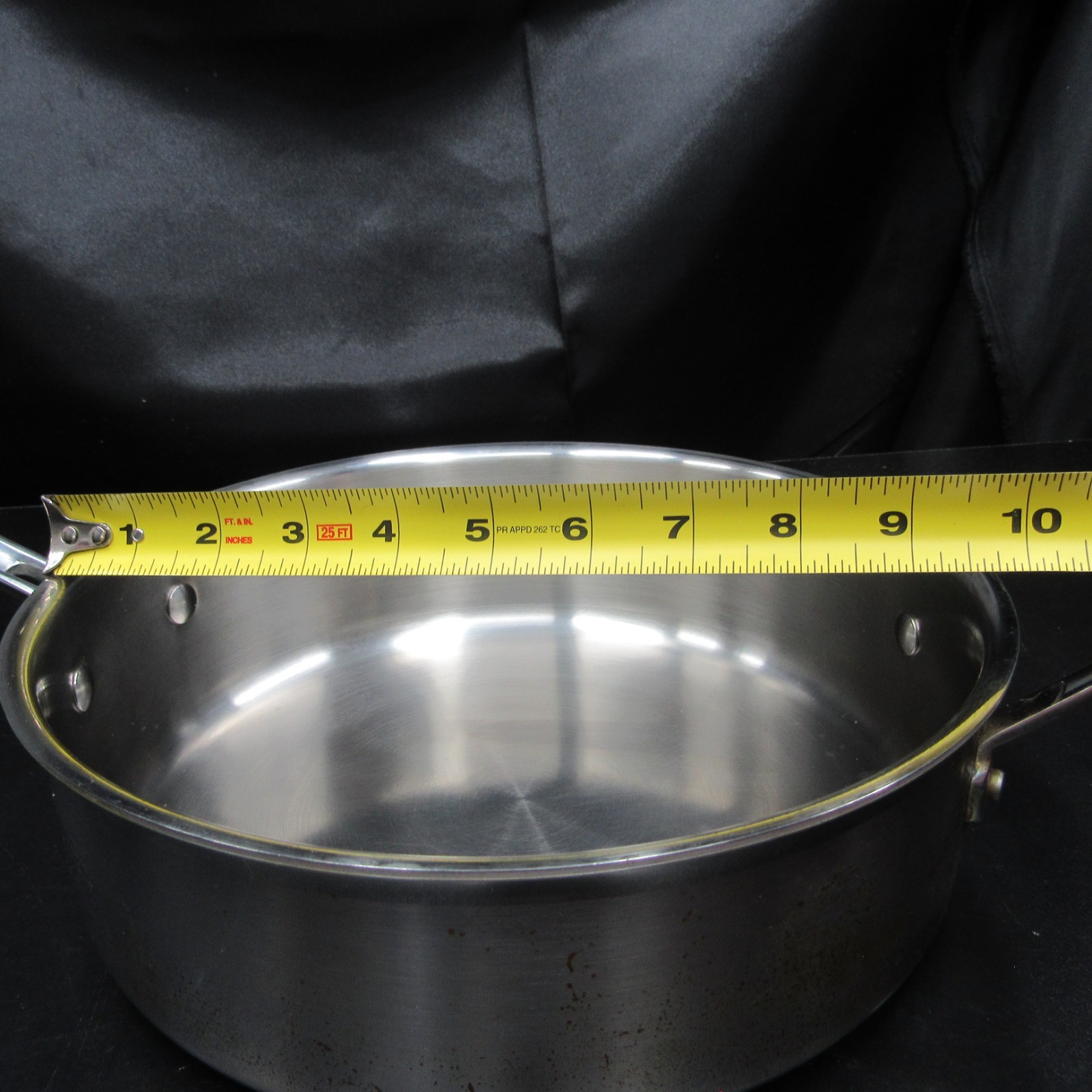 Cuisinart 10″ Saute Pan 3.5QT Stainless Steel Frying Skillet with LID MCP33-24H