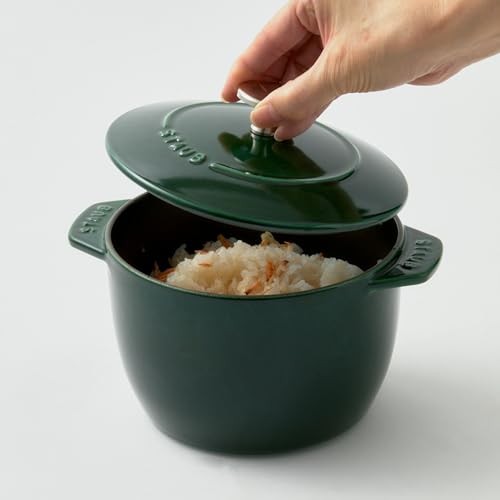 Staub La Cocotte de GOHAN M size, φ160mm 1.8L, Basil Green, Limited Edition