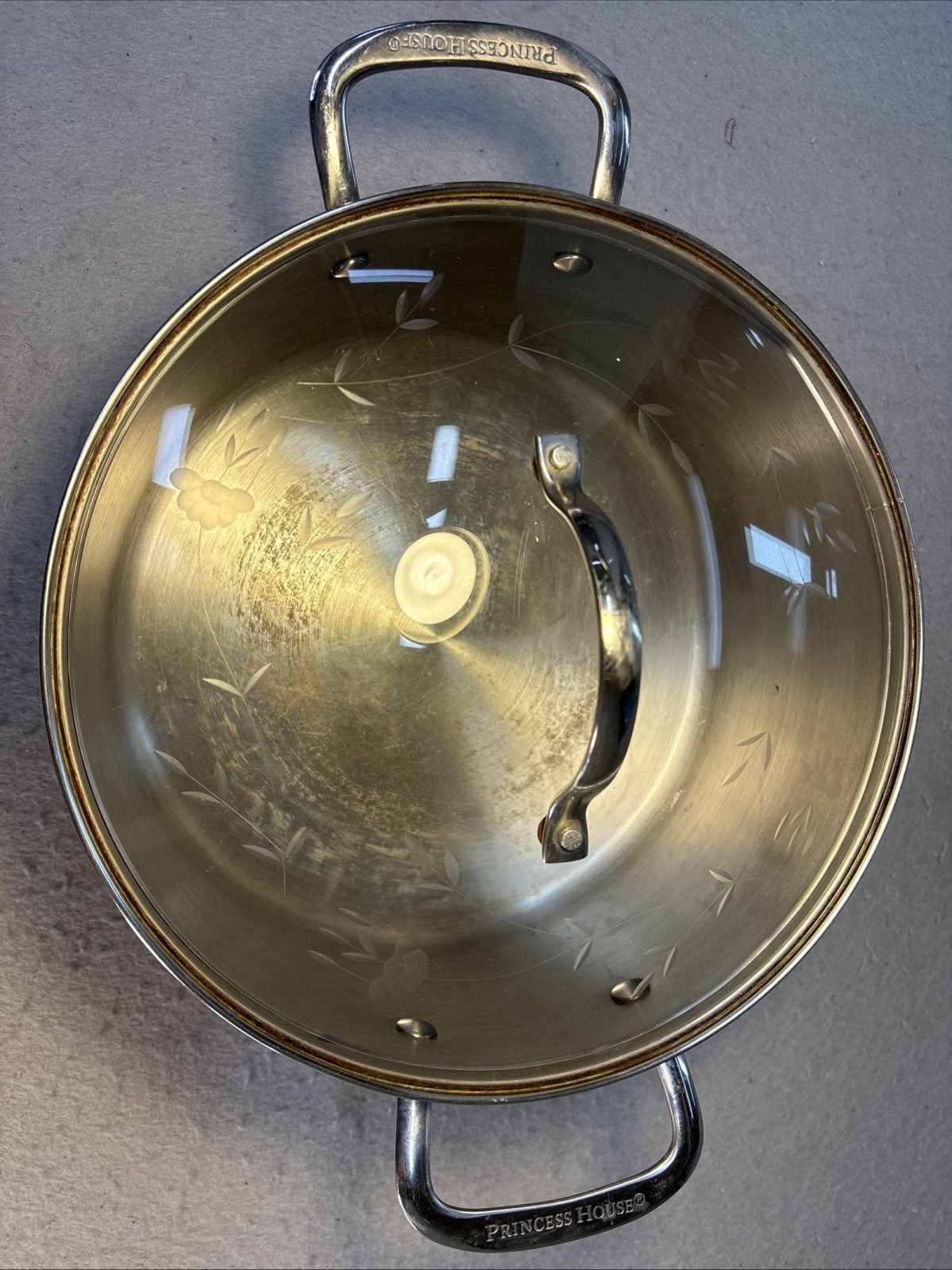Princess House 9 QT 18/10 Stainless Steel Pot With Lid👁️