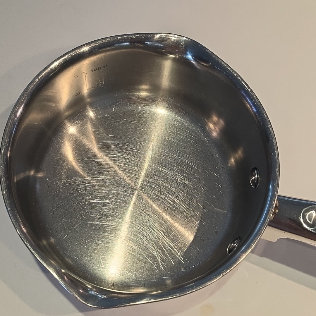 Thomas Rosenthal – Stainless Steel 1 Liter Cook & Pour Saucepan w/ Glass Lid EUC