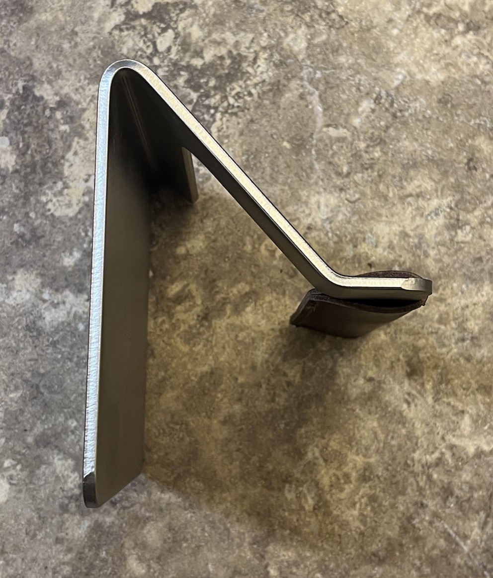 Made In Cookware – Stainless Steel Grill Press Removable Leather Handle Made-In