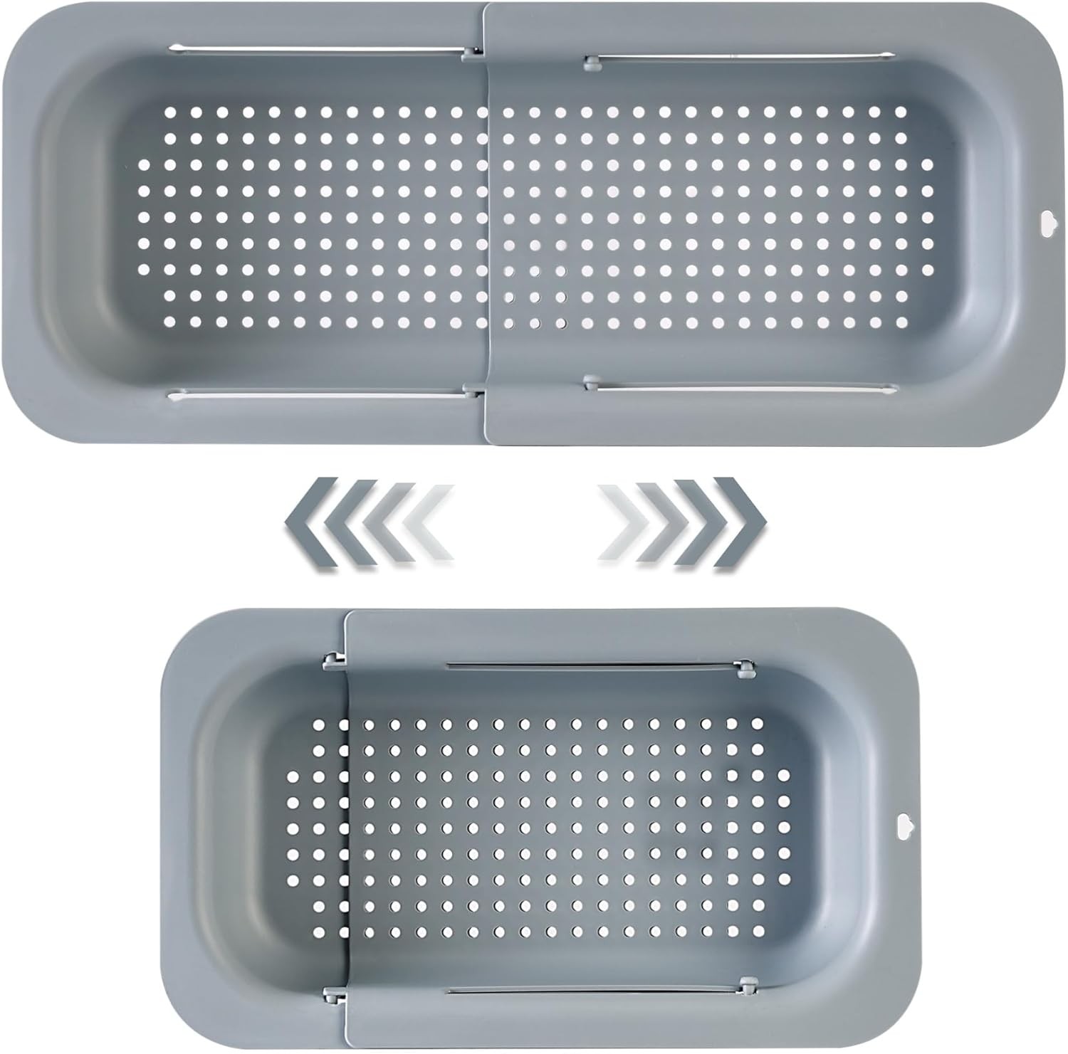 Extendable Sink Colander Strainer Basket – Wash Vetables and Fruits,