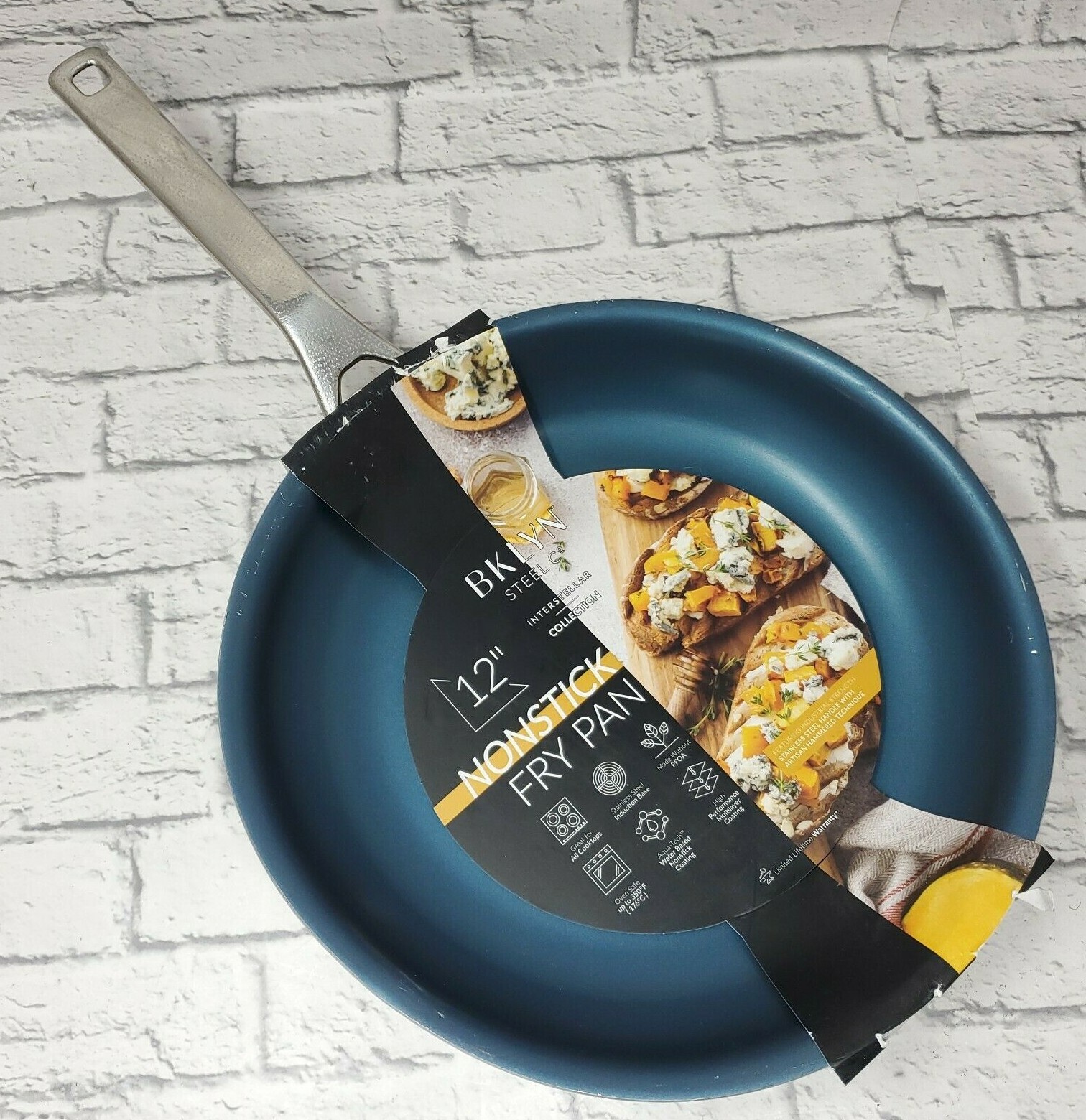 BKLYN Steel Co. Interstellar Flared Sparkle Cookware Aluminum Fry Pan 12″