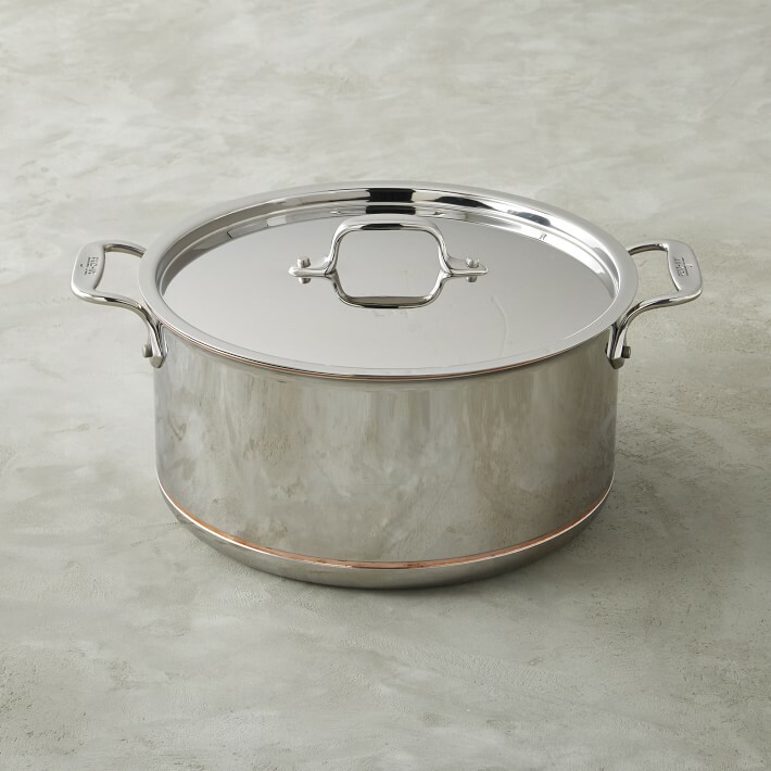 All-Clad 6508 SS Copper Core 5-Ply 8-qt Stockpot with lid