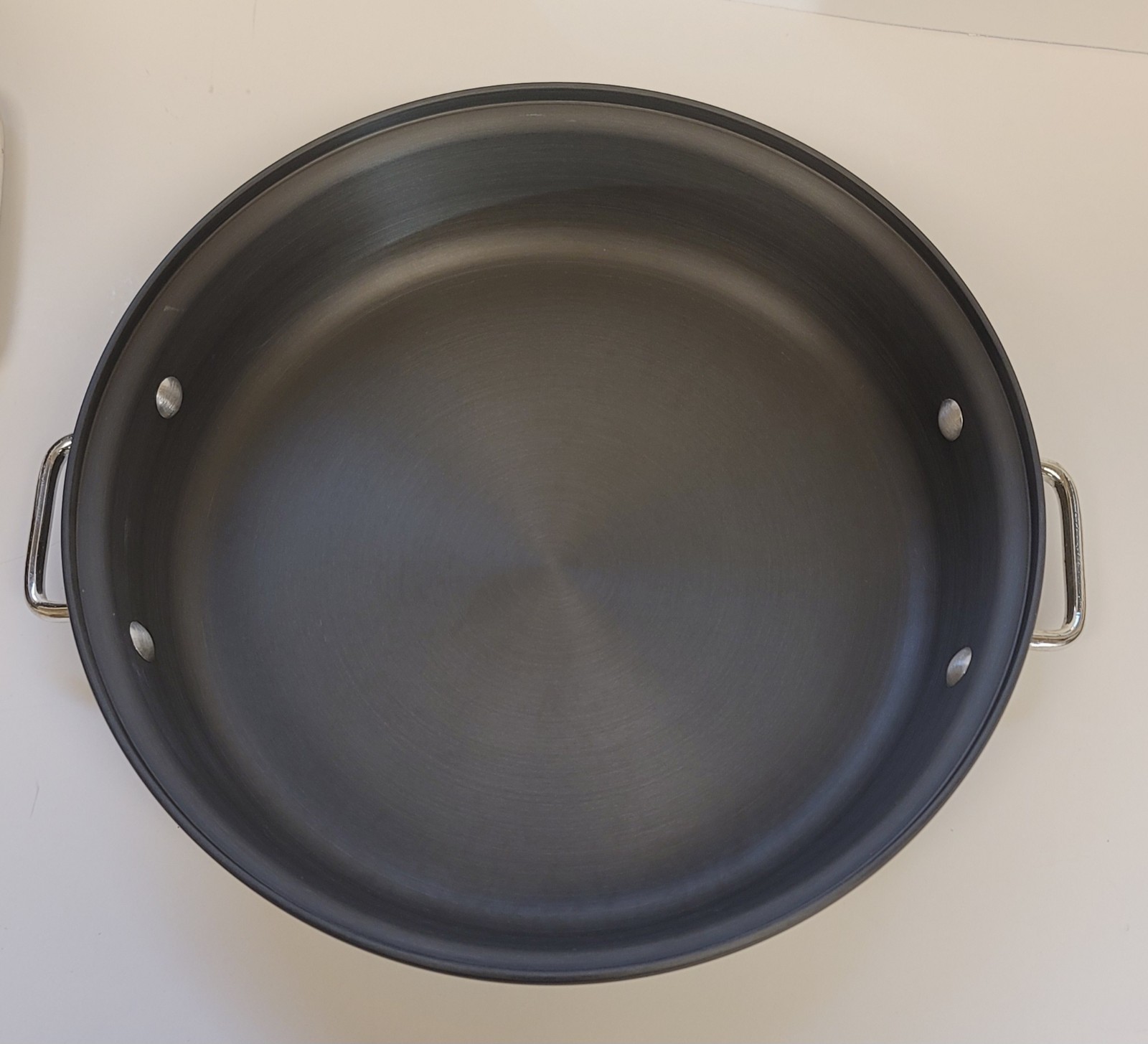 NEW Calphalon Commercial 5 Qt Dutch Oven Pot Aluminum w Dome Lid Deep Casserole