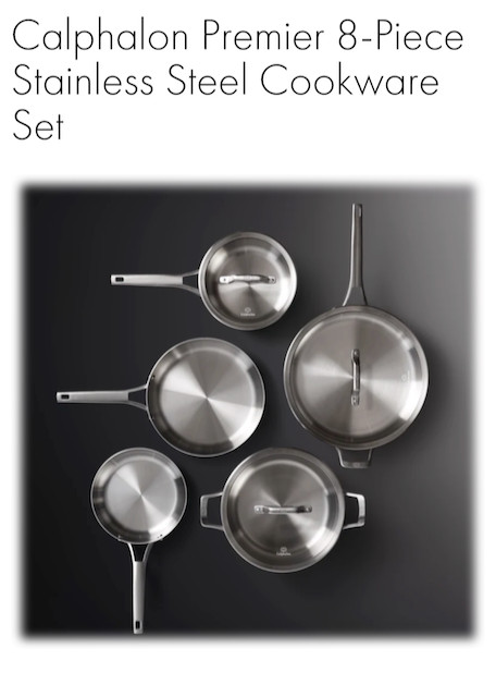Calphalon® Premier™ Stainless Steel 8-Piece Set