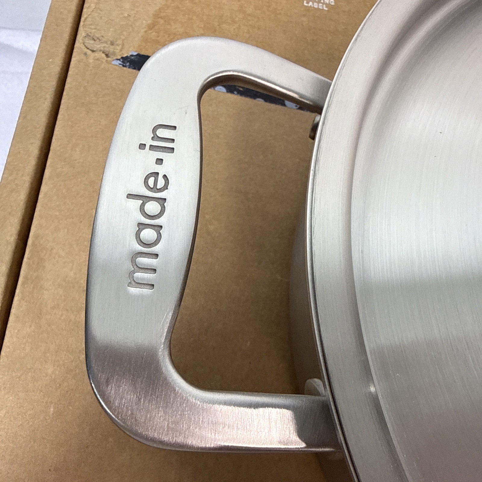 Made In 3.5 Quart Stainless Steel Saute Pan with Lid – All 5 Ply Clad NEW