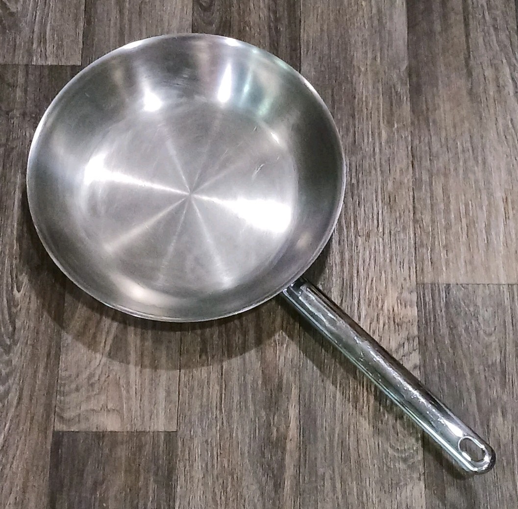 Tramontina 18/10 26cm 10.5″ Stainless Steel Skillet Frying Saute Pan Brazil