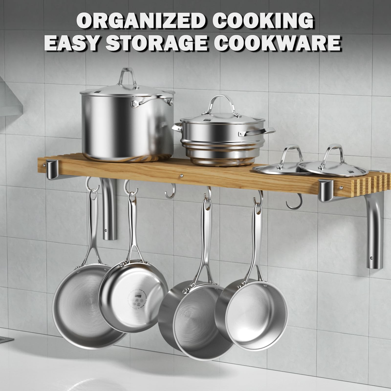 Cooks Standard Multi-Ply Clad 8 Quart Stock Pot Stainless Steel Soup Pot