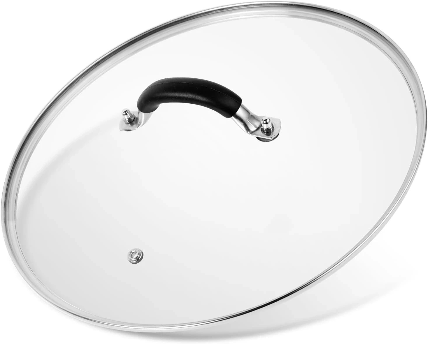 12 Inch Pan Lid – Glass Lid with Stainless Steel Handle for Frying Pan and Pots