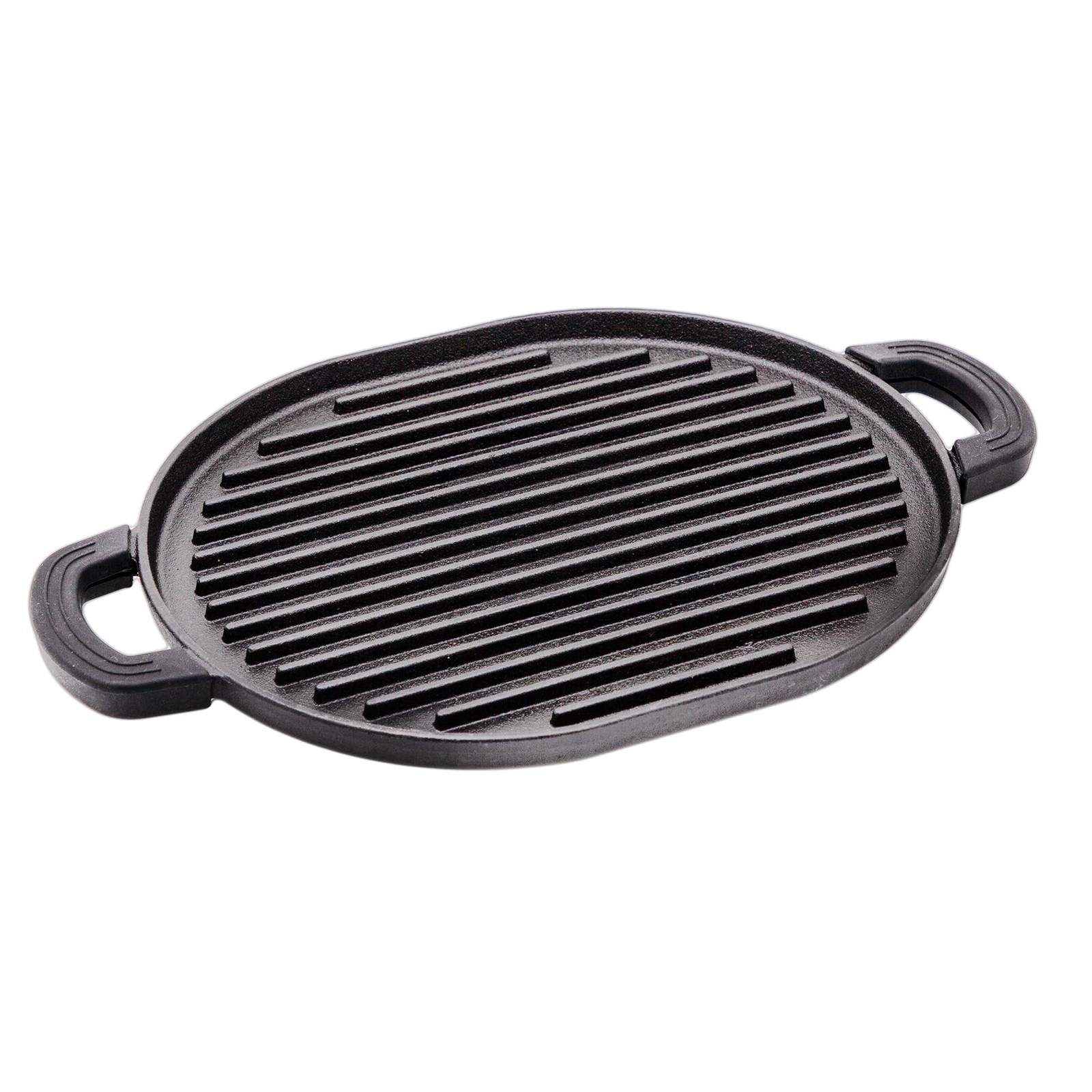 Cast Iron Grill, 12.42”x10.21” Non-Stick Grilling Surface, Deep Grill Ridges,…