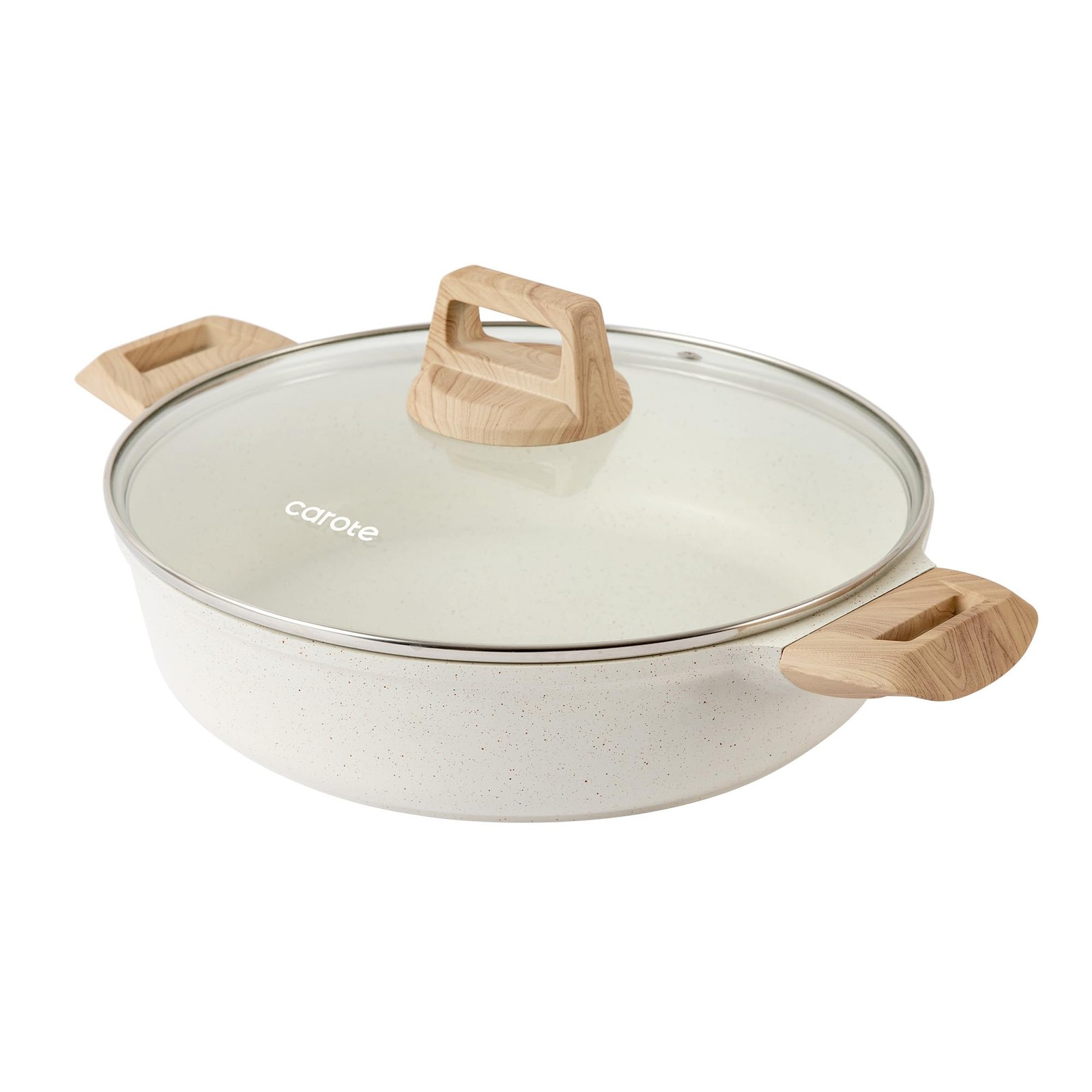 Nonstick Stock Pot with Lid Soup Pot, 4 Quart with Lid, Casserole Super Easy …