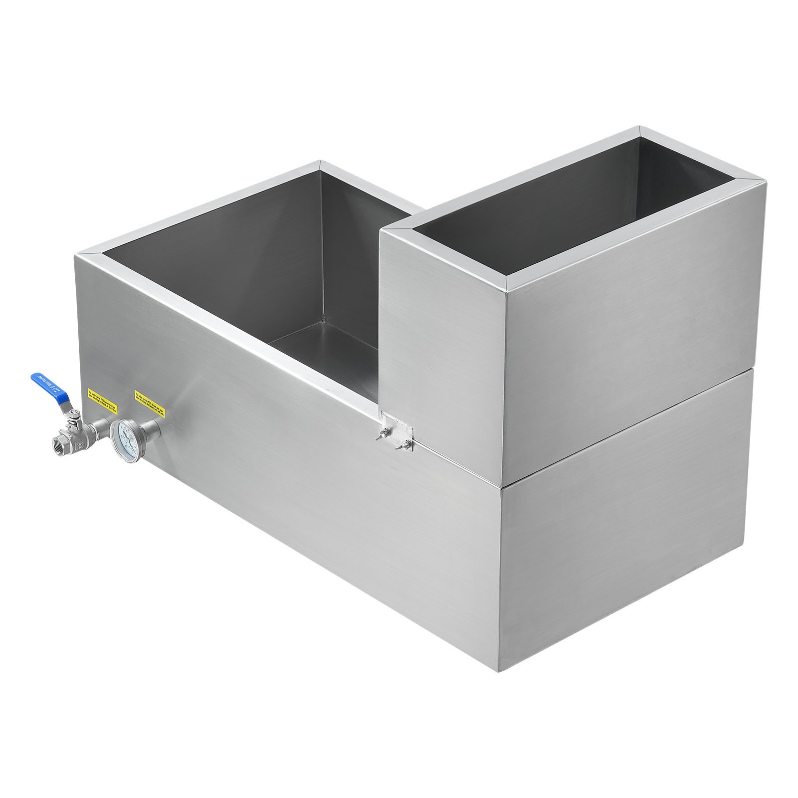 Uimoso Stainless Steel Maple Syrup Evaporator Pan with Valves and Thermometer