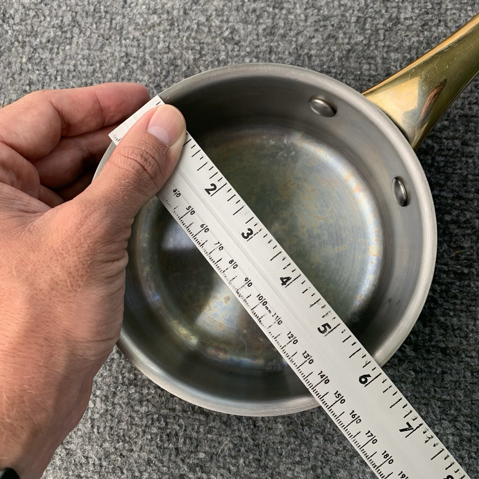 Fleischer And Wolf Small Saucepan Pot Pan Stainless Steel (24 Ounces) “No Lid”