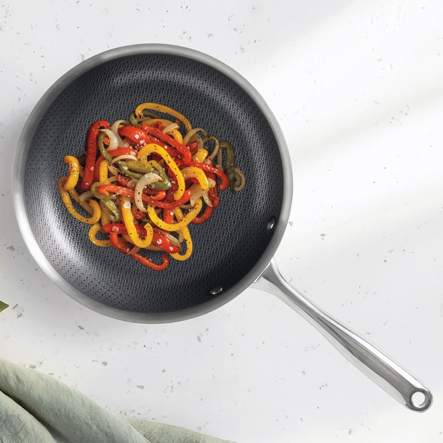 Oster Modessa 9.5-Inch Stainless Steel Nonstick Fry Pan Skillet – Free Shipping