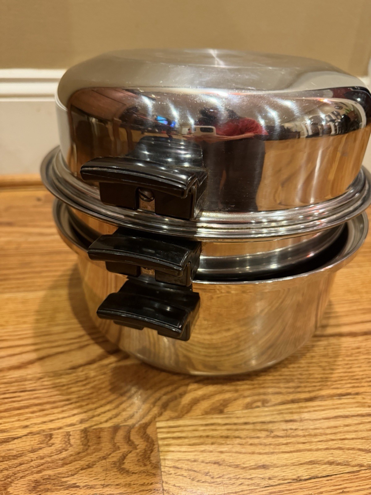 ROYAL QUEEN MULTI-CORE COOKWARE SET DOME LID STAINLESS STEEL READ DESCRIPTION