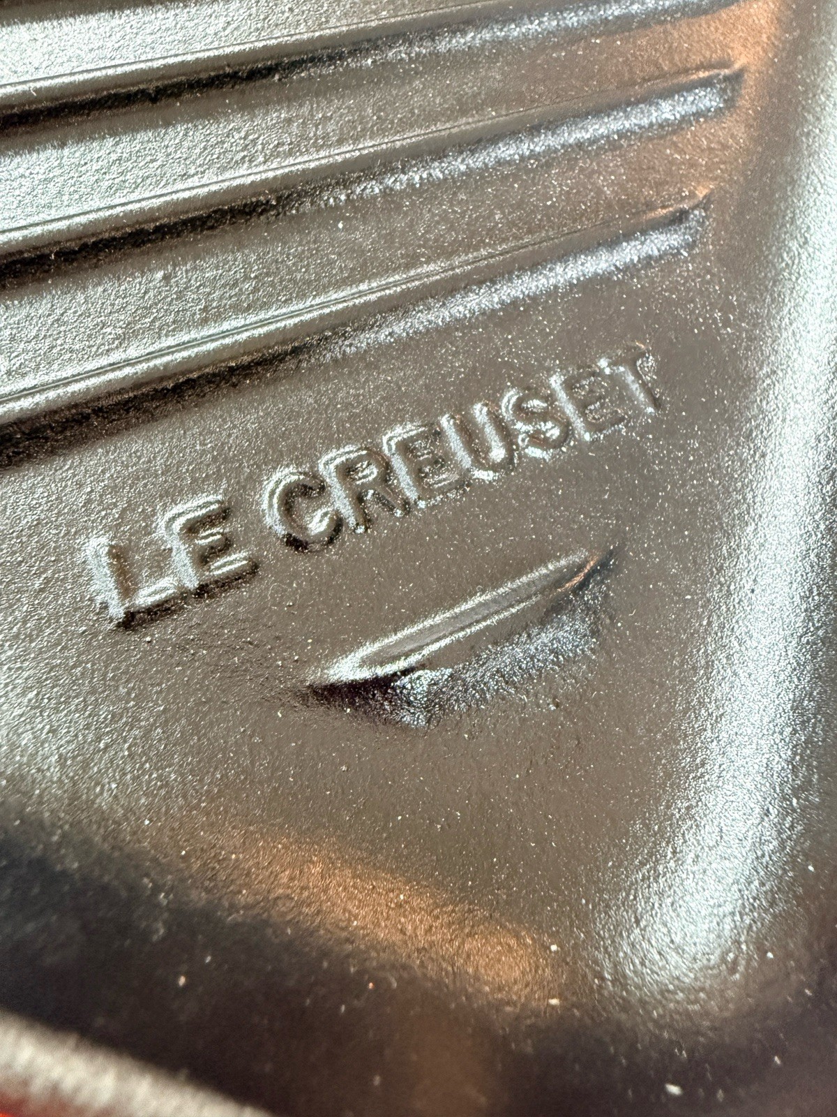 Le Creuset Lapis Blue 32cm Rectangular Skinny Grill Cast Iron New in Box
