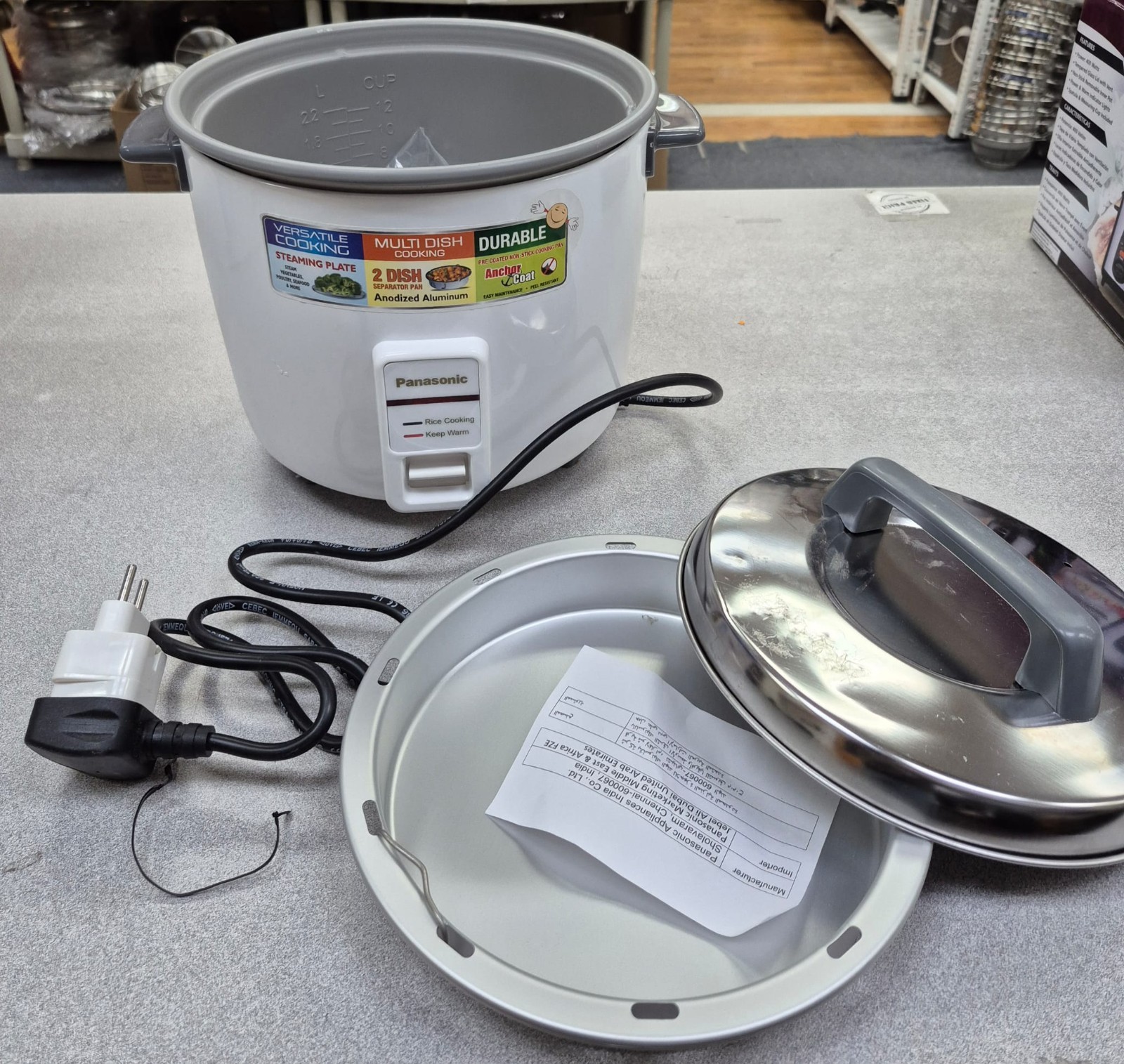 PANASONIC Rice Cooker SR-W22FG 220v