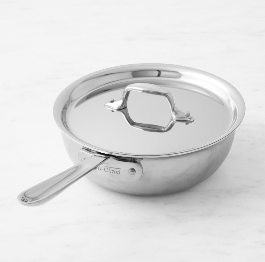 All-Clad D3® Tri-Ply Stainless-Steel Saucier
