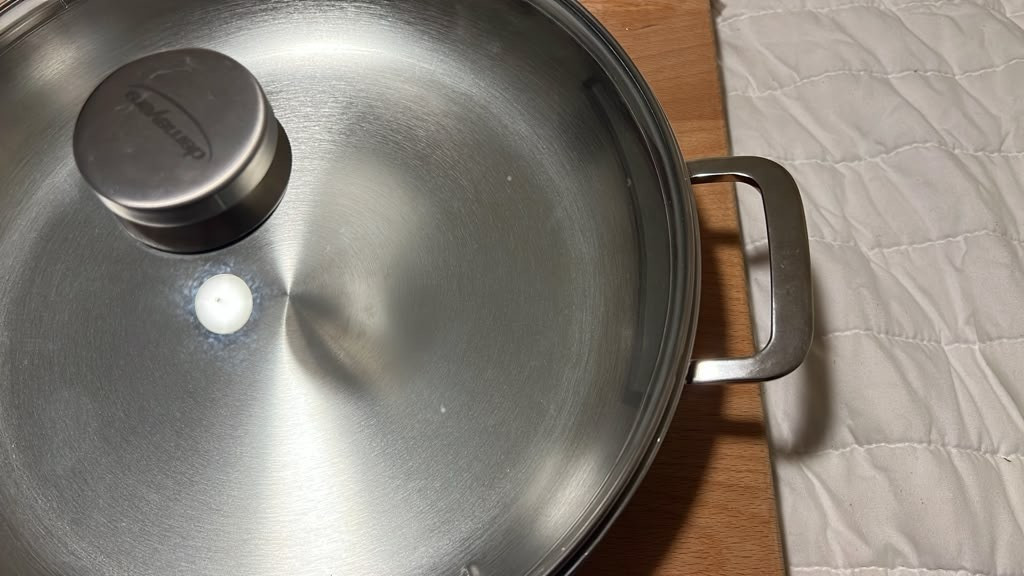 Demeyere Essential 5 Stainless Steel 12.6” 32cm Frying Pan with Glass Lid