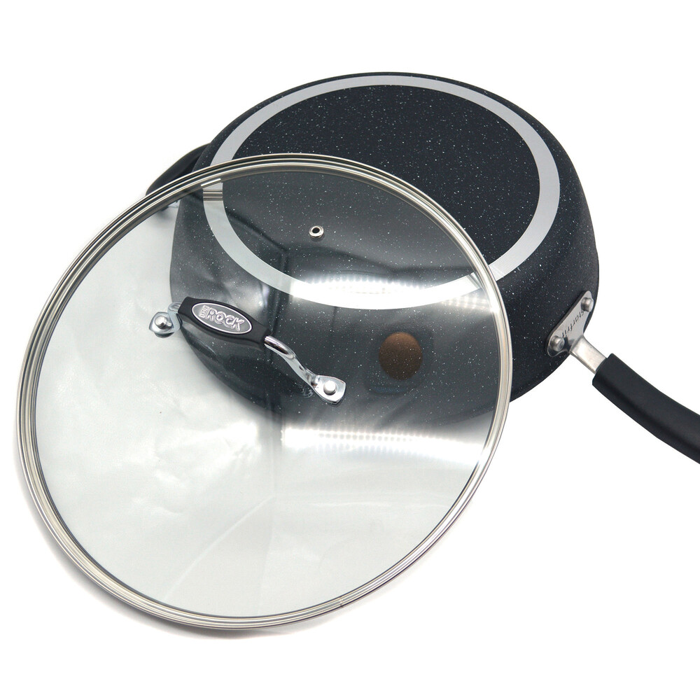 Starfrit The Rock 12-Inch Deep Fry Pan – Non-Stick, Durable & Easy-to-Clean