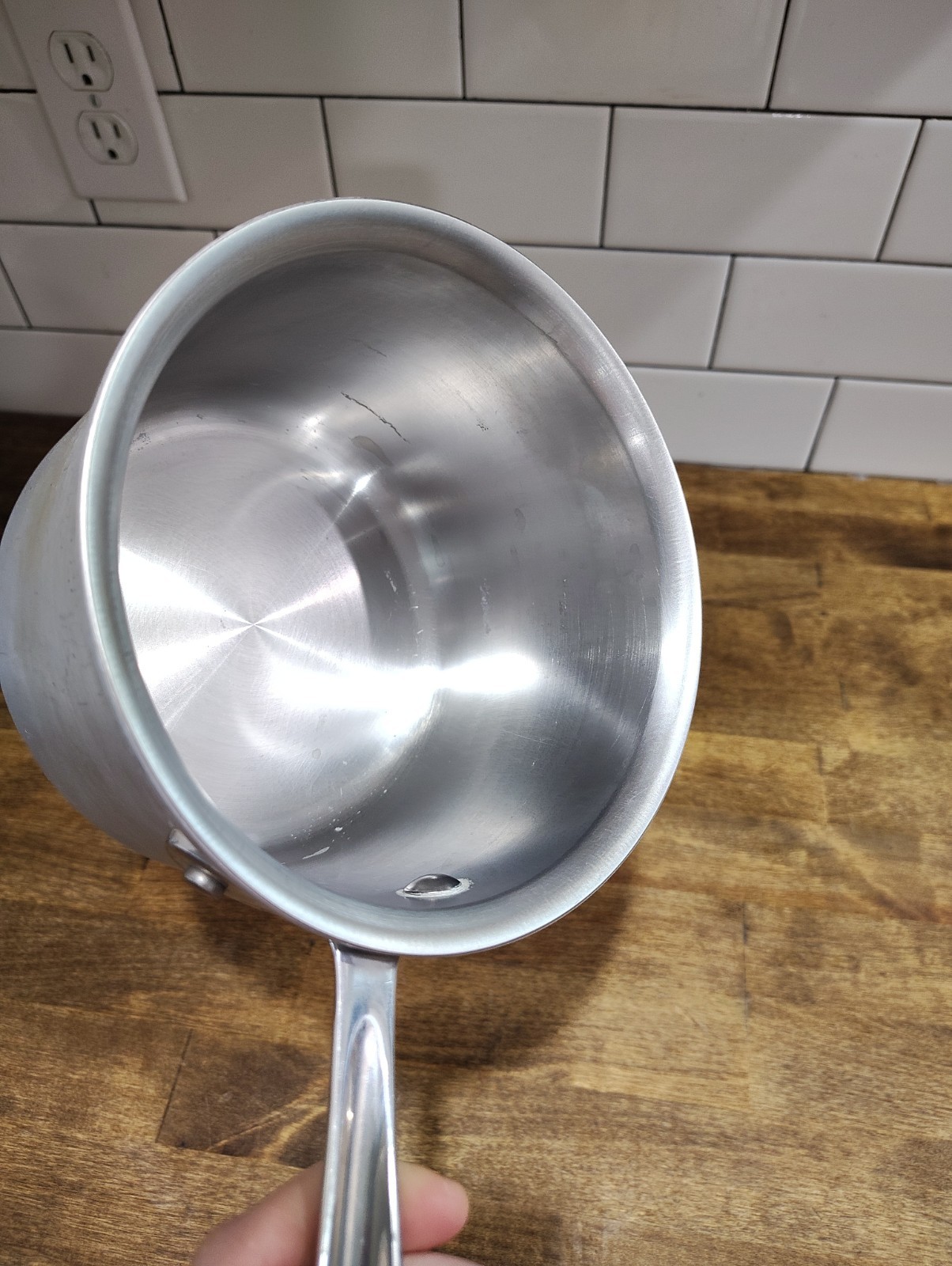 ALL-CLAD MC2 2 Qt. Saucepan Metal Crafters Master Chef Brushed Stainless No Lid