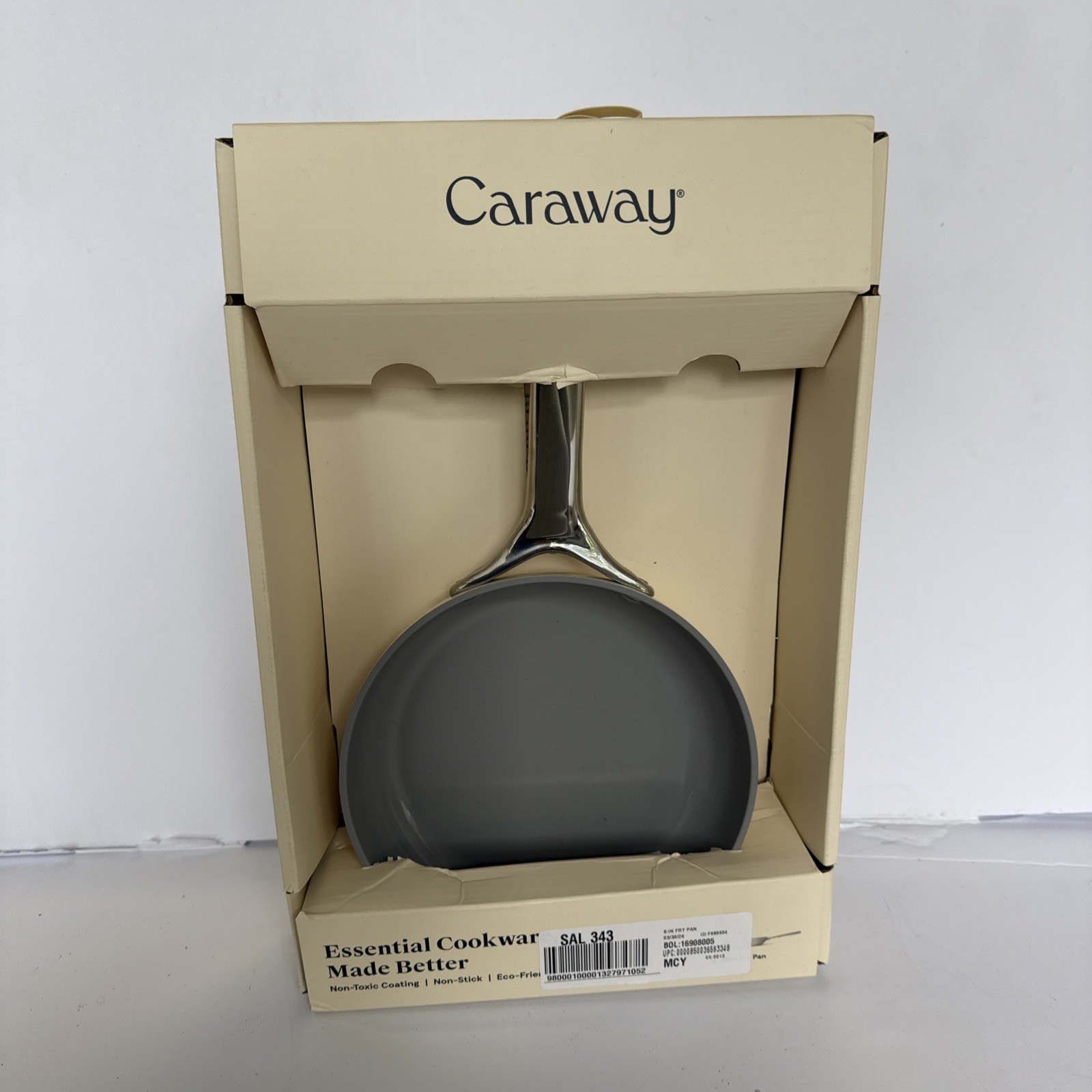 Elegant 8″ Nonstick Ceramic Mini Fry Pan – 1.05 qt – Oven Safe for Light Cooking