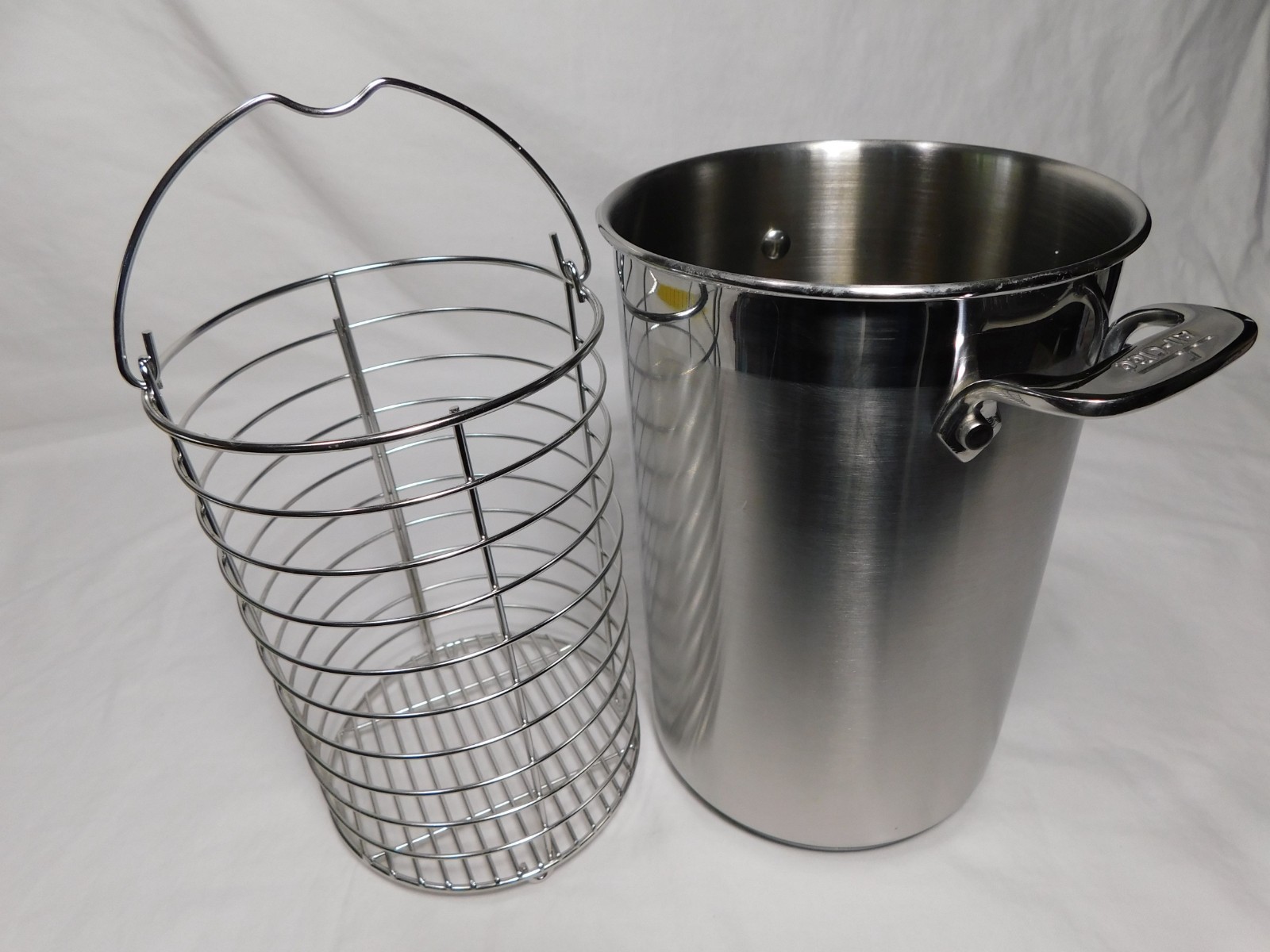 All-Clad Stainless Steel Asparagus Steamer Tall Pot No lid