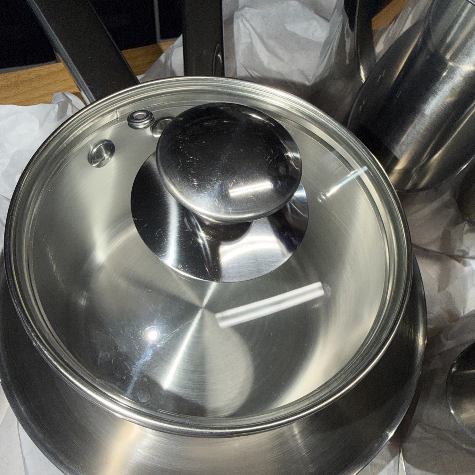 Tools of the Trade Stainless Steel 13-Pc. Cookware Set, Floor Display