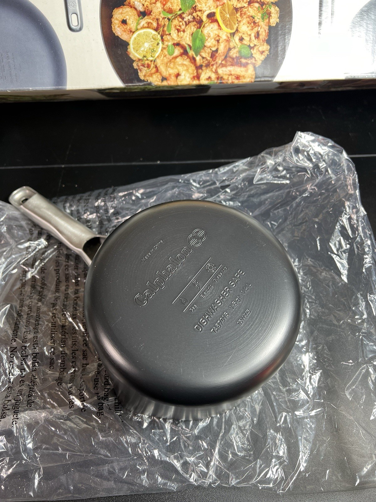 NEW Calphalon Hard-Anodized Nonstick 8-Piece Cookware Set Black – READ