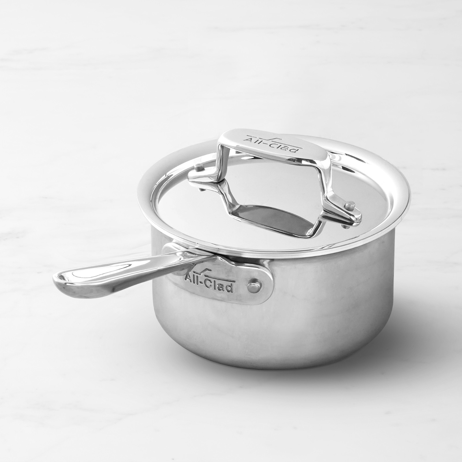 All-Clad D5 Stainless-Steel Saucepan 2-Qt.