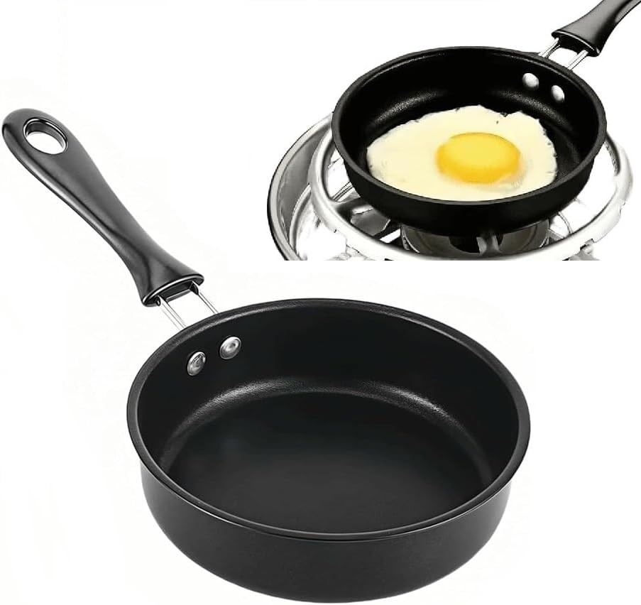 Nonstick Frying Pan 5 Inch 12.7cm Round Egg Pan One Egg Fry Pan Egg Pancake