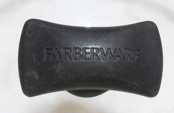 FARBERWARE 7 INCH GLASS STRAINER LID – LID ONLY
